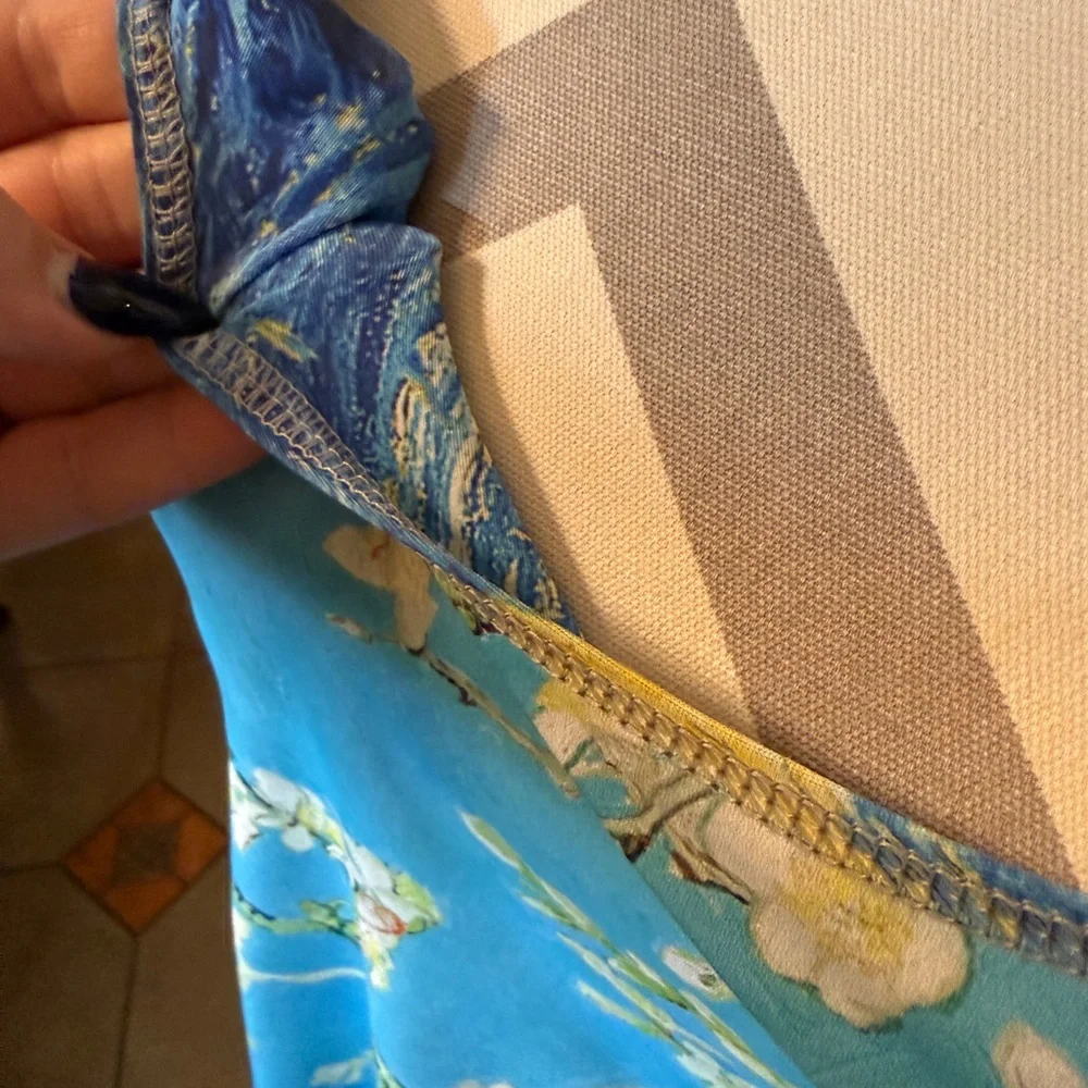 Blackmilk Van Gogh Starry Night vs. Almond Blossoms Inside-Out Dress - Picture 8 of 9